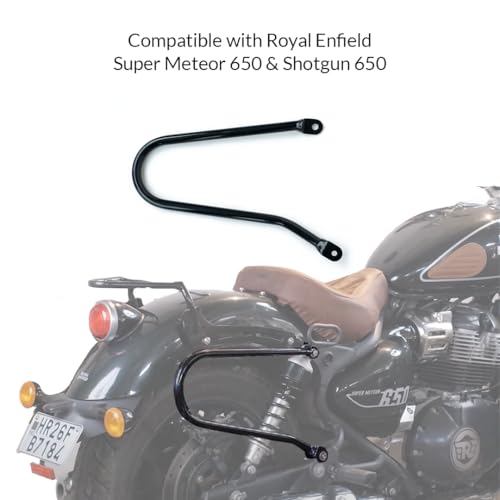 Trip Machine Company Side Saddle Stays | Side Panniers | Saddlebags Support Brackets Compatible with Royal Enfield Motorcycles (Super Meteor & Shotgun 650, Pair) - Image 5