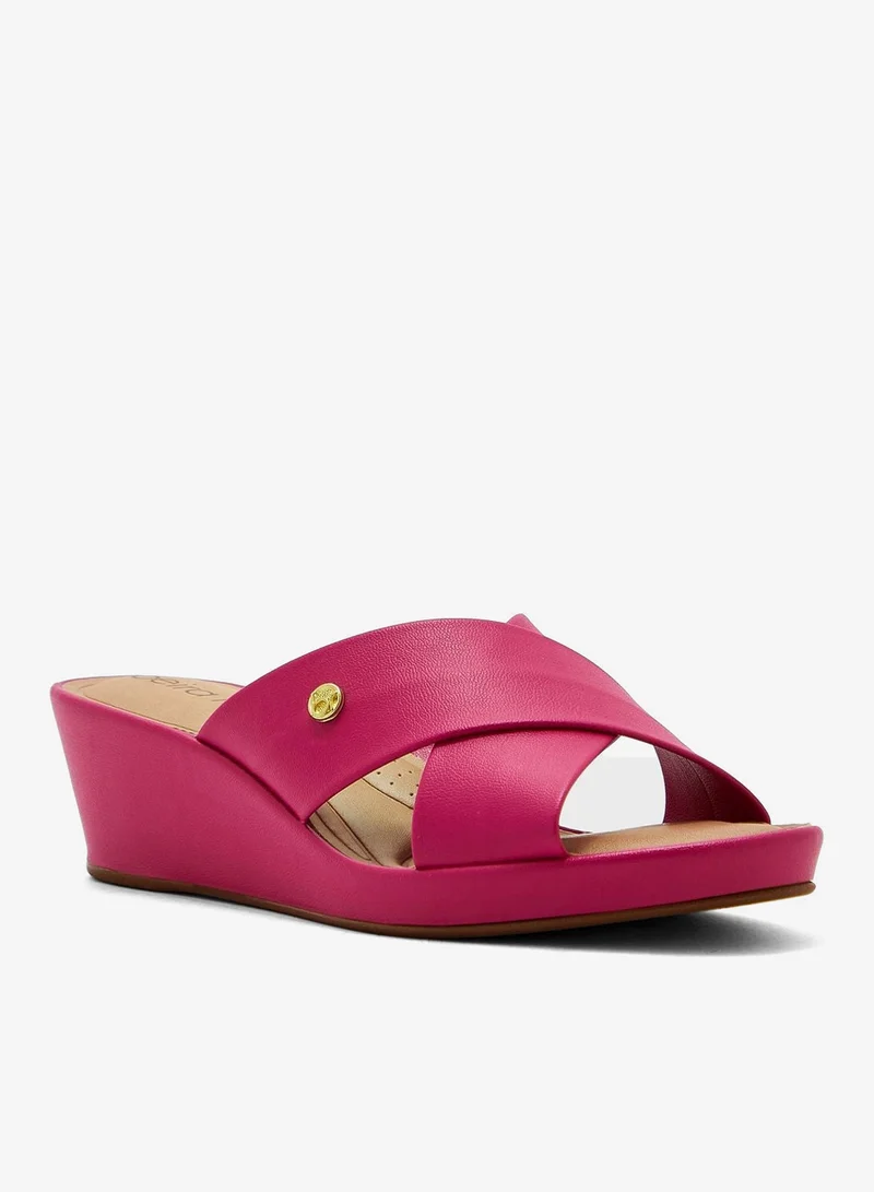 Beira Rio Magenta Wedge Sandals for Women – Stylish Wedge Heel Sandals for Girls & Daily Wear for Women | Best Price UAE