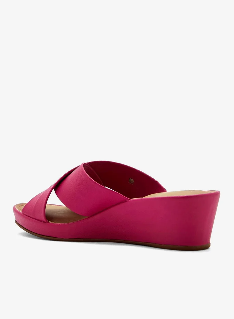 Beira Rio Magenta Wedge Sandals for Women – Stylish Wedge Heel Sandals for Girls & Daily Wear for Women | Best Price UAE