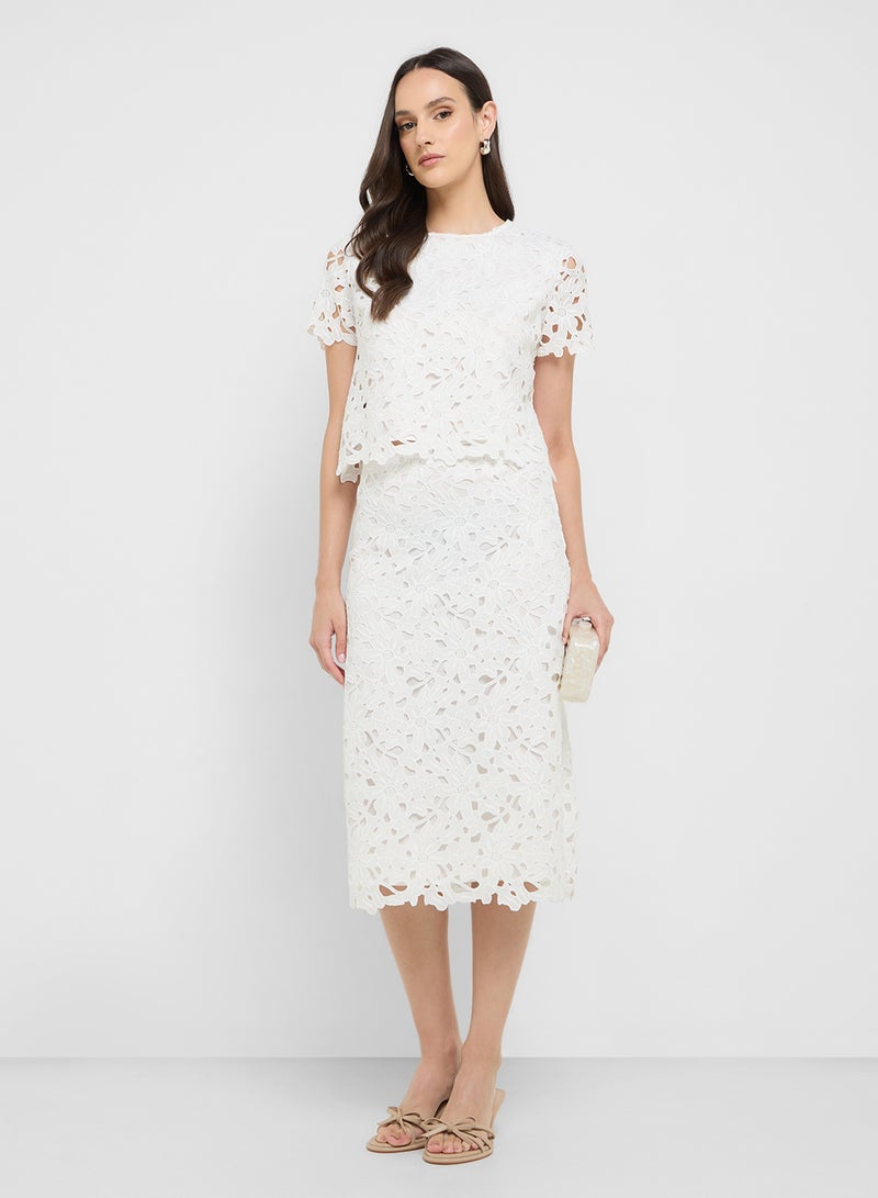 VERO MODA High Waist Calf Skirt - Image 2