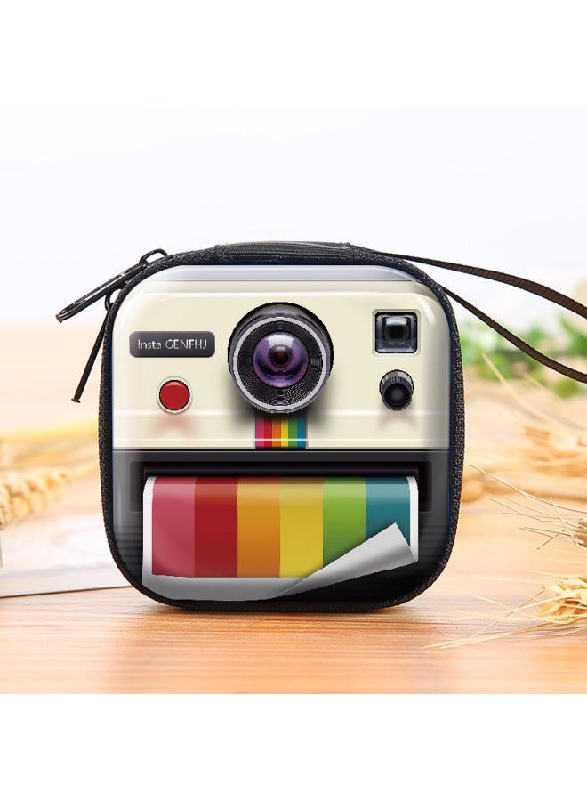 Creative Children's Coin Purse Electric Series Mini Wallet Toy Doll Logo Design Leather Material Kids Change Bag-Color:Guitar - Image 4