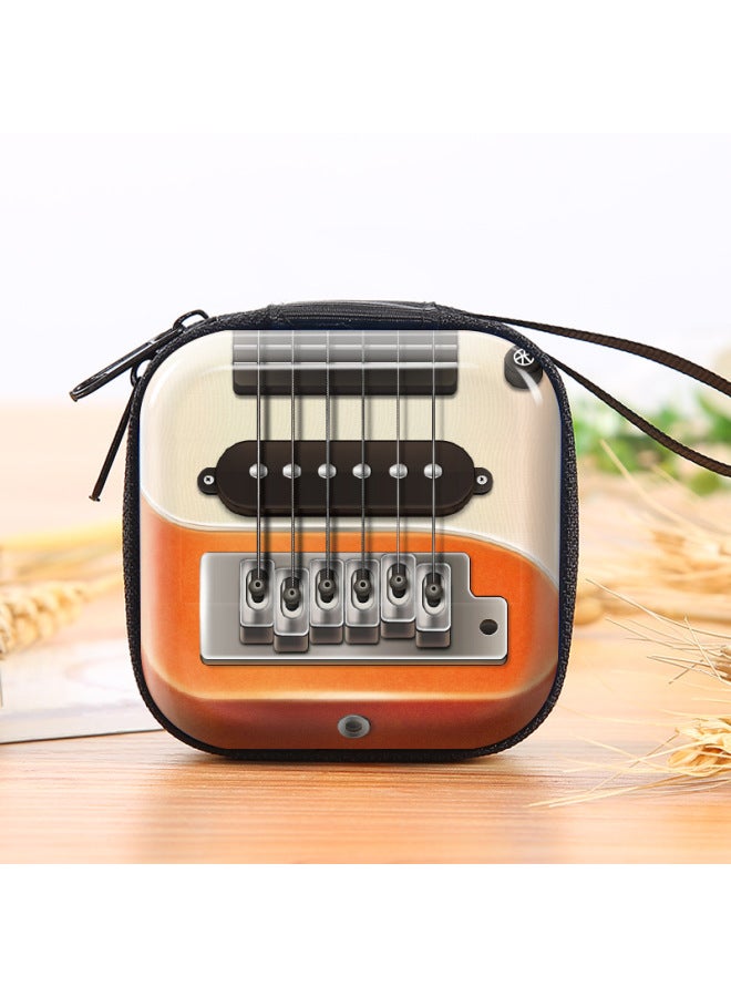 Creative Children's Coin Purse Electric Series Mini Wallet Toy Doll Logo Design Leather Material Kids Change Bag-Color:Guitar - Image 1