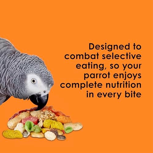 Kaytee Fiesta Parrot Food, Nutritious and Fun Blend, Supports Skin, Feather, Digestion, Brain and Heart Health, 2.5 pounds - Image 4