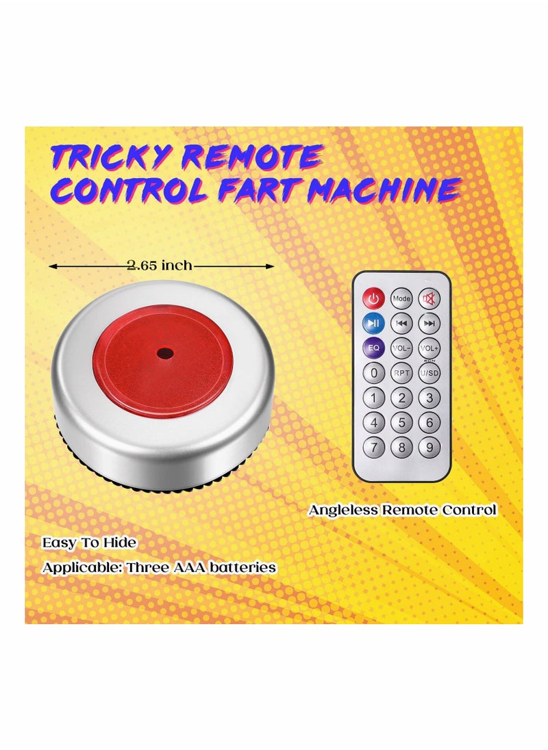 Fart Machine Remote Noise Maker Funny Gag Sound Machine Wireless Controlled Farting Toys Practical Joke Toys Prank Game Prop for Party Performance