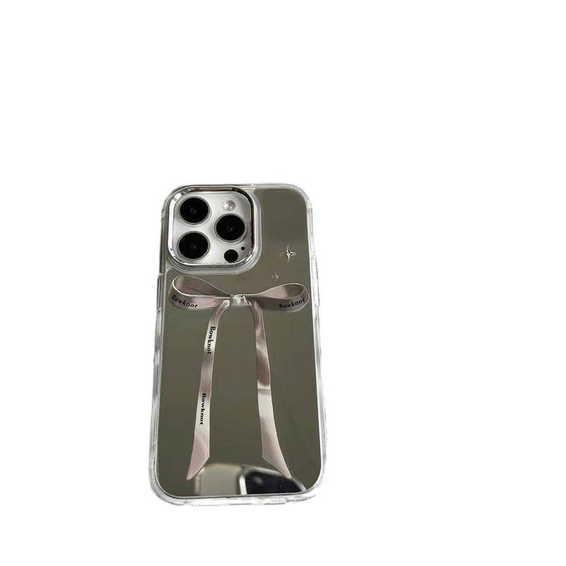 غطاء واقي بAcrylic باللون Butterfly مضاد للانزلاق من الأكريليك لـ iPhone 14 / 14 Plus / 14 Pro / 14 Pro Max مع تصميم فيونكة وقبضة مضادة للانزلاق مع مقاوم للصدمات مع حماية من السقوط - Image 4