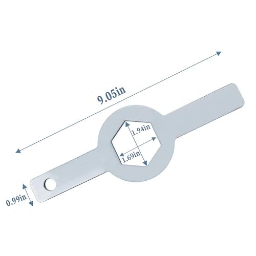 HNF TB123A Washer Spanner Wrench For GE Washing machine WX5X1325, WX05X1325 (1-11/16" GE Washer Only) HD Tub Nut Spanner Wrench/Tool (Set of 1) - Image 2