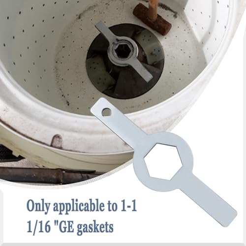 HNF TB123A Washer Spanner Wrench For GE Washing machine WX5X1325, WX05X1325 (1-11/16" GE Washer Only) HD Tub Nut Spanner Wrench/Tool (Set of 1) - Image 4