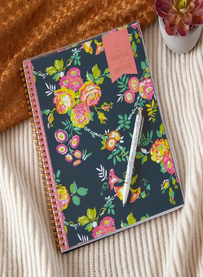 Blue Sky Day Designer for 2024-2025 Academic Year Weekly and Monthly Planner, 8.5" x 11", Flexible Cover, Wirebound, Peyton Navy (107924-A25) - Image 2