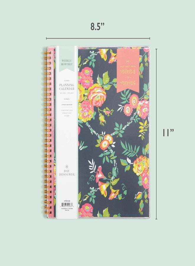 Blue Sky Day Designer for 2024-2025 Academic Year Weekly and Monthly Planner, 8.5" x 11", Flexible Cover, Wirebound, Peyton Navy (107924-A25) - Image 5