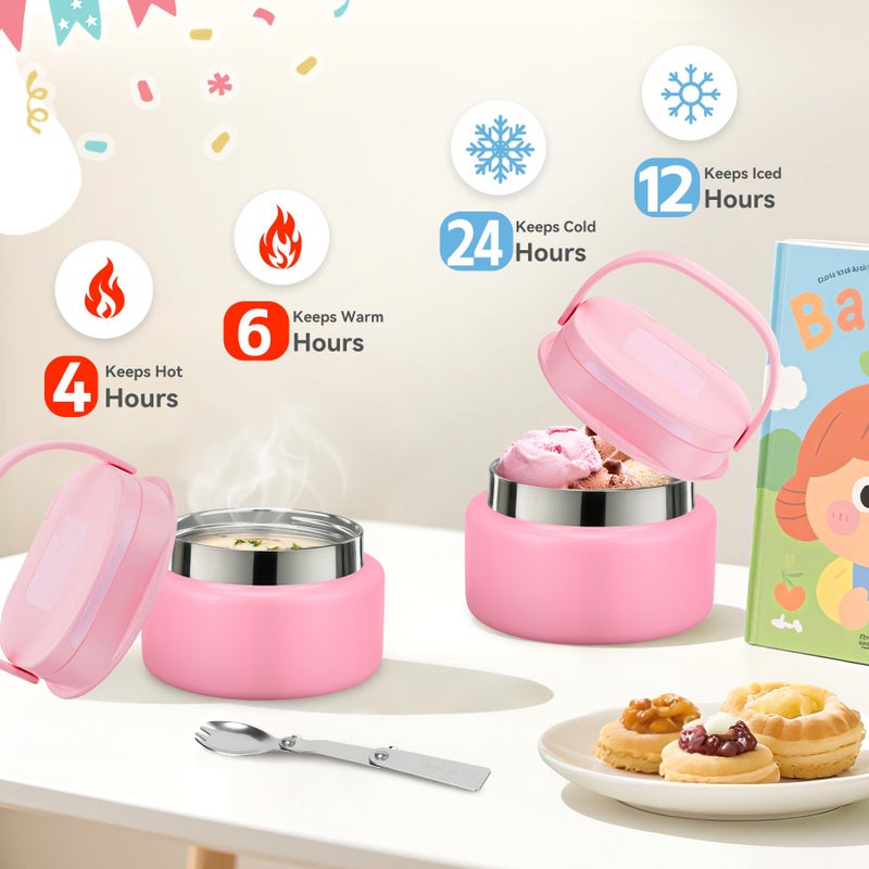 Zenvory Game Lunch Box for Kids with Thermo 9oz Wide Mouth Stainless Food Jar and Insulated Lunch Bag Leakproof Lunch Box Set for Travel School - Image 4