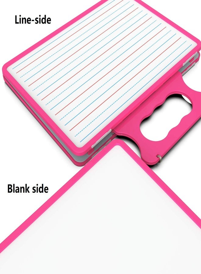 ALL SUMMER Small Dry Erase White Board with Stand, Double Sided Dry Erase Board for Kids, Foldable Small White Board Portable Mini Whiteboard with Lines & Holder for Home School Office - Image 3
