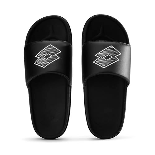 Lotto Men Enduro Plus Black Slides - Image 1