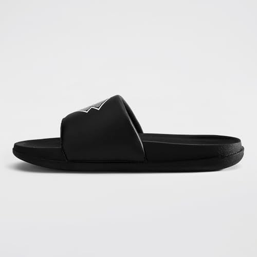 Lotto Men Enduro Plus Black Slides - Image 4