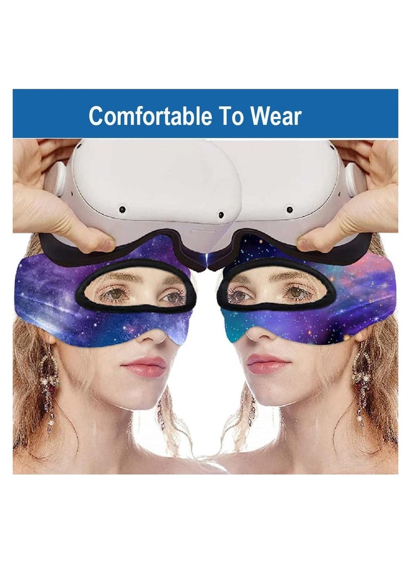 SYOSI SYOSI VR Mask Sweat Band, Replace Silicone Face Cover Pad Adjustable Breathable for Oculus Quest 2, HTC Vive, PS, Gear, VR Workouts  - Image 5