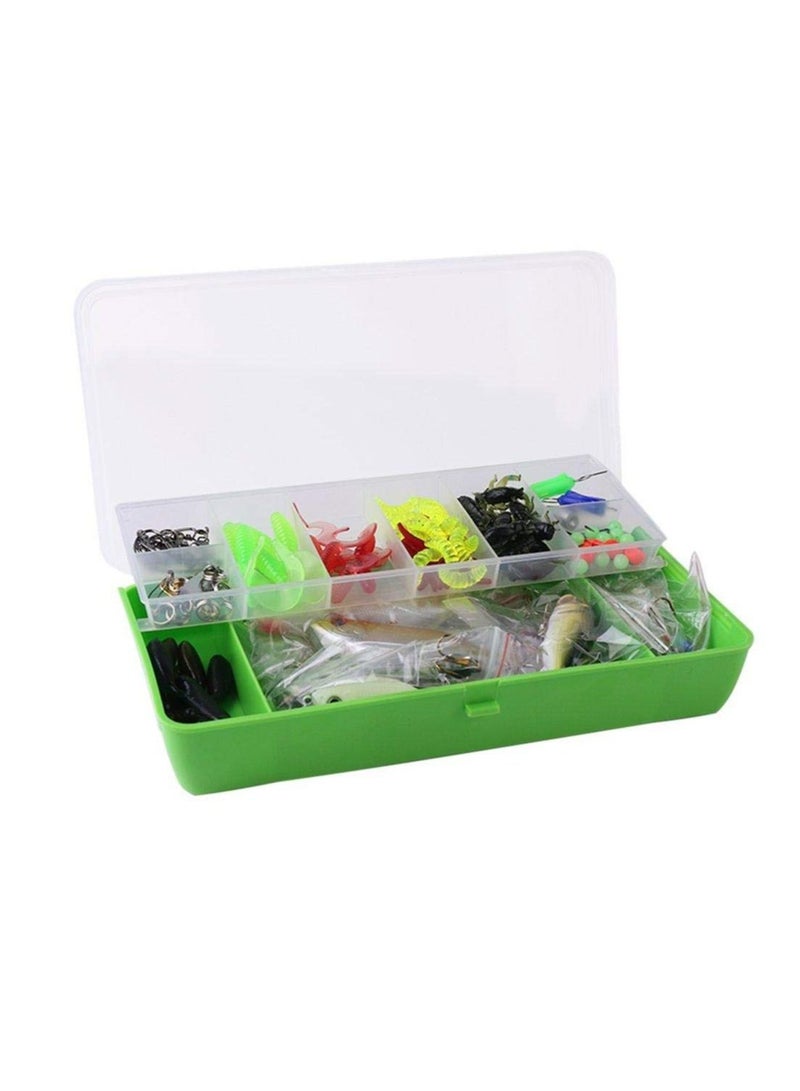 مجموعة المغراة الدوار / الاصطناعي / الطعم الكرنك للاكسسوارات الصيد هوك التعامل مع مربع بوبر VIB ملعقة صلبة مينوو 73 قطعة من أجهزة الكمبيوتر - Image 5