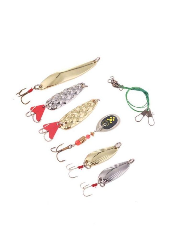 مجموعة المغراة الدوار / الاصطناعي / الطعم الكرنك للاكسسوارات الصيد هوك التعامل مع مربع بوبر VIB ملعقة صلبة مينوو 73 قطعة من أجهزة الكمبيوتر - Image 3