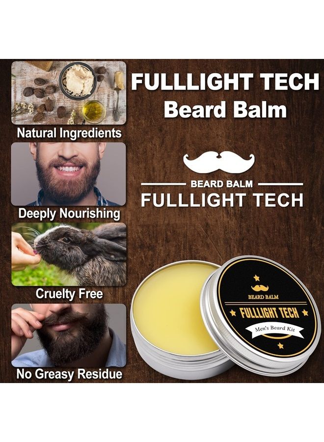 2 Pack Beard Balm with Citrus Scent -Coconut & Argan & Jojoba Oils- Styles, Hydrates & Smooths Beards & Mustaches,Beard Styling Balm for Mens Gifts for Men
