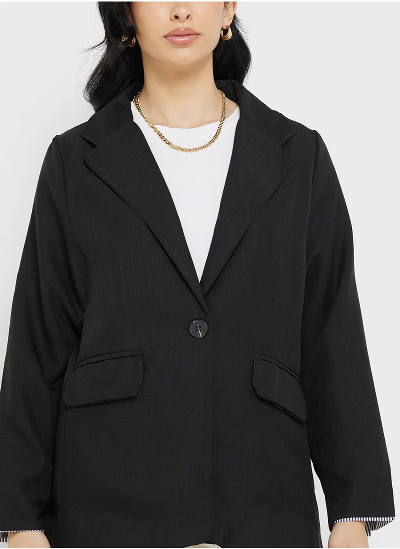 Ginger Oversize Single Breasted Blazer