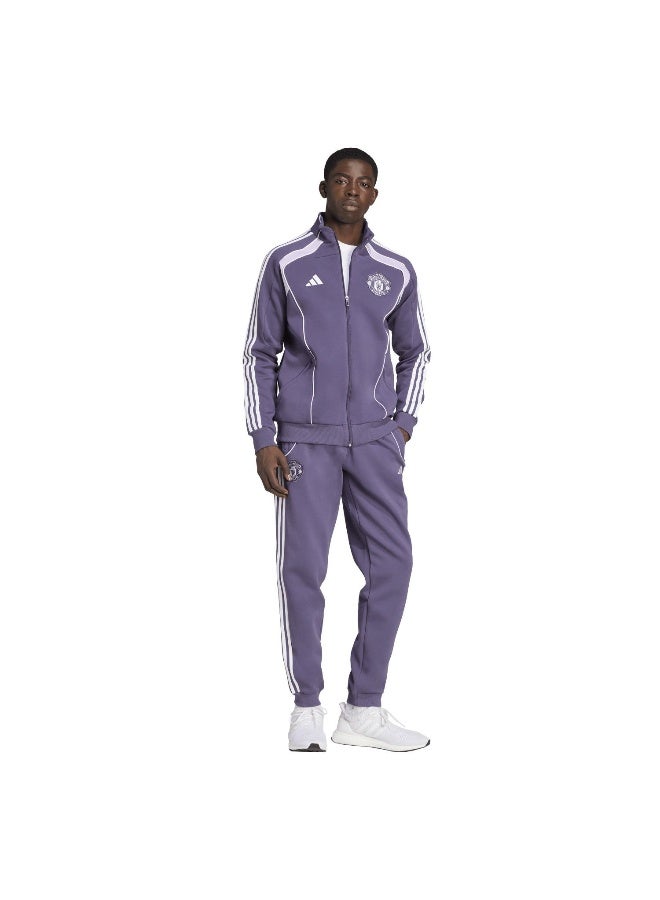 Adidas Mufc Ubp Dkpn Purple Football Pants For Men XS  - Image 4