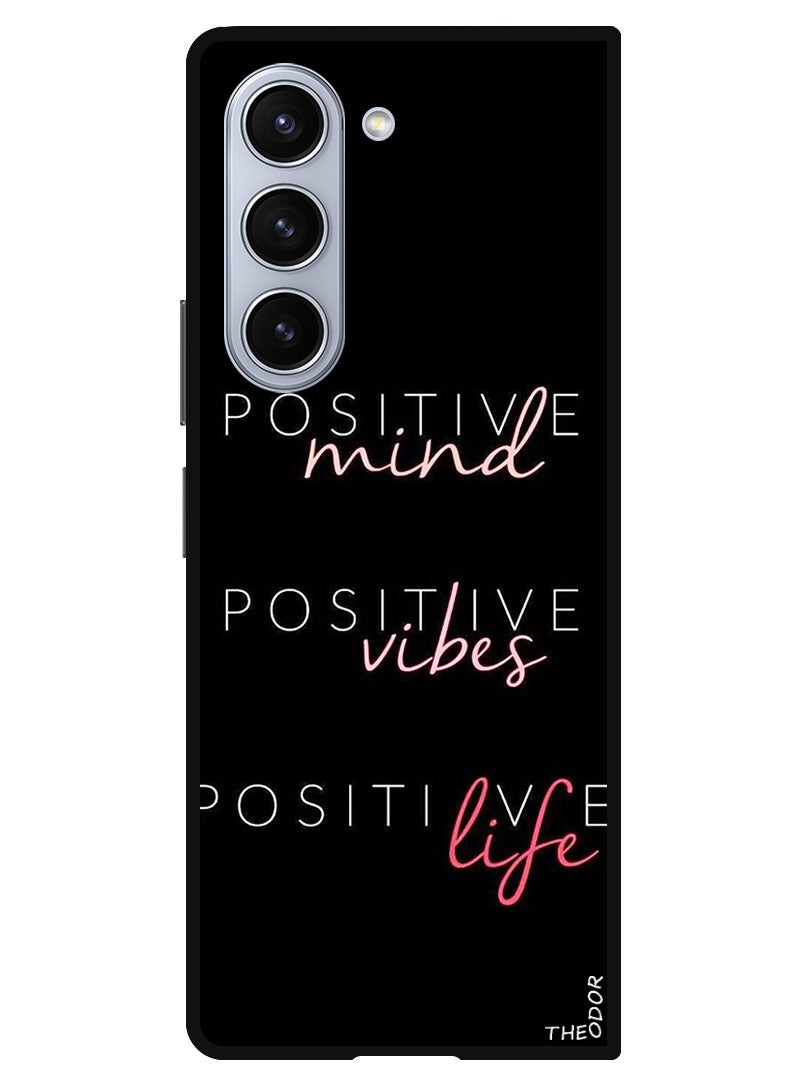 Protective Case Anti Scratch Shock Proof Bumper Cover For Samsung Galaxy Z Fold 6 Positive Mind
