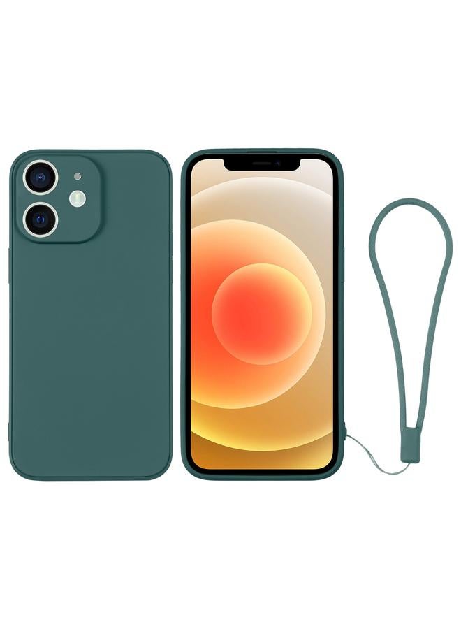 S-TOP Case For iPhone 12 Silicone Phone Case with Wrist Strap - Image 1