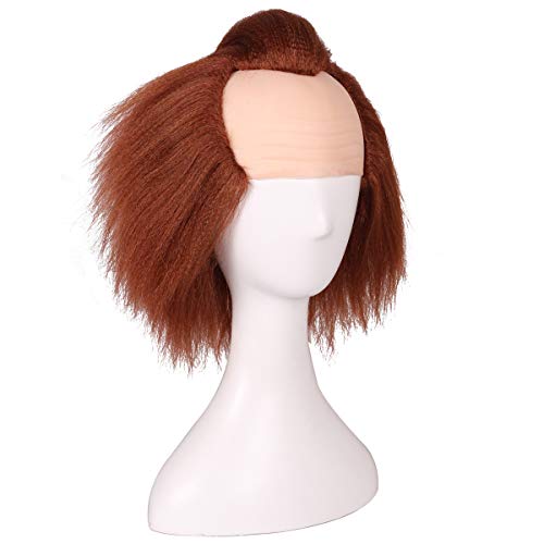 ColorGround Prestyled Brown Bald Wig for Halloween and Cosplay - Image 5
