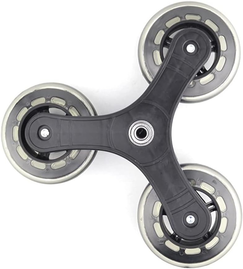 LANGshaw 2PCS Shopping Cart Trolley Casters Luggage Suitcase Rollers Replacement Wheels Pulley Sliding Rollers Wheels Accessories Leisurely (Color : Black) - Image 4