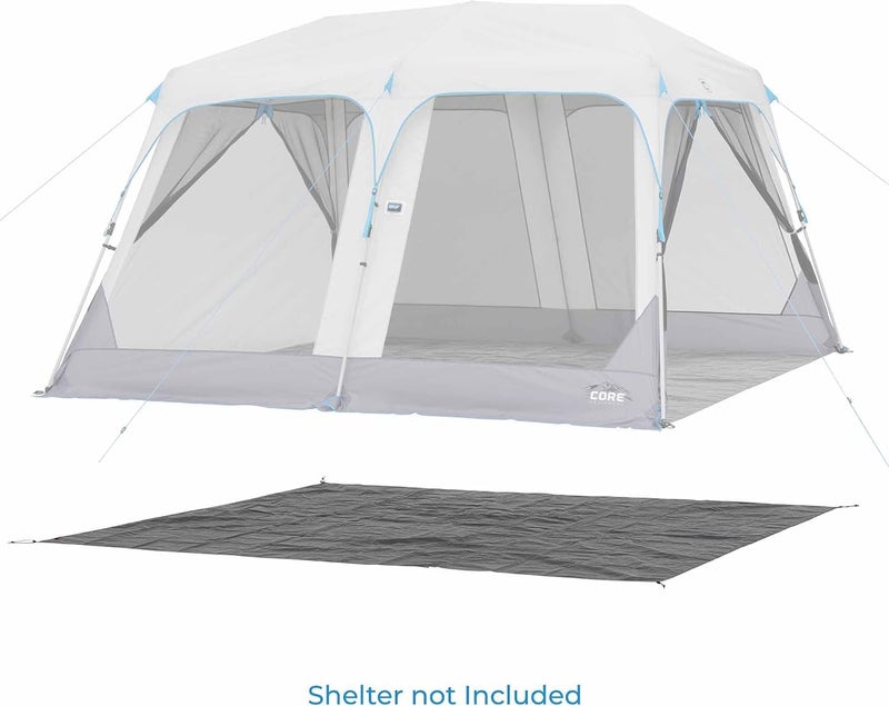 Core Outdoor Tent Footprints | Perfect Tarp Camping Accessories for Easy Camp Setup (12x10 Instant Screen House) - Image 2