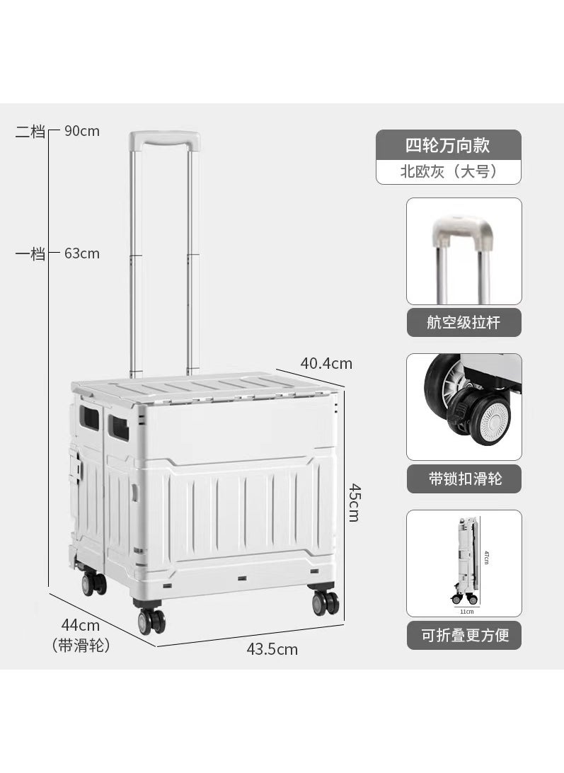 Generic - Factory wholesale folding shopping cart climbing trolley picnic outdoor camping cart portable shopping cart - Image 1