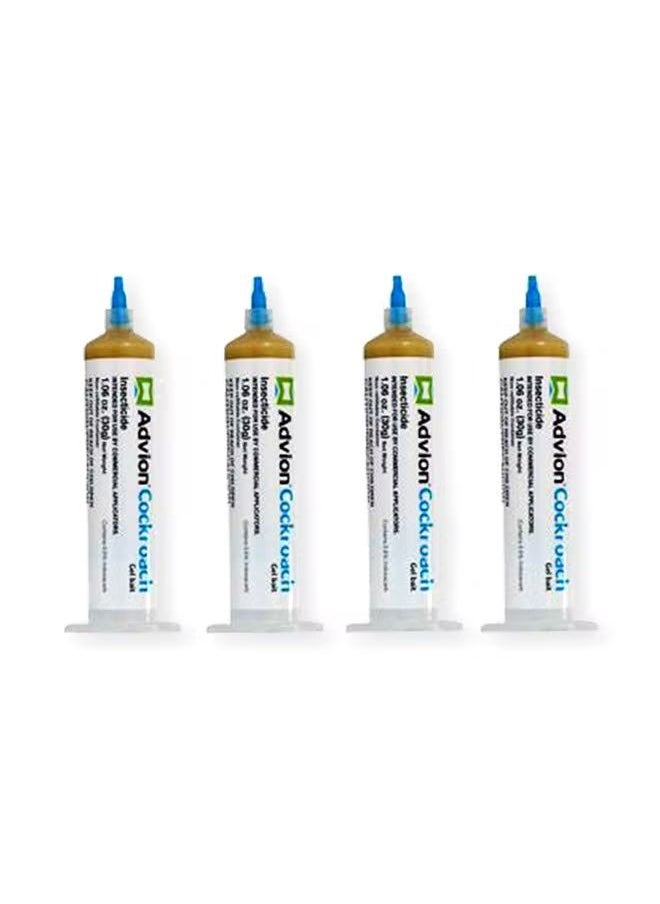 Cockroach - 4-Piece Cockroach Gel Bait Set Brown Anti Cockroach Pest Control Gel Bait - Image 1