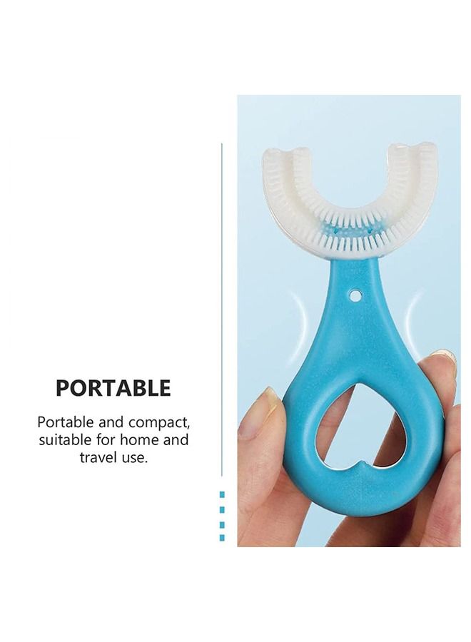 4 قطعة فرشاة أسنان ناعمة من السيليكون على شكل حرف U - Image 4