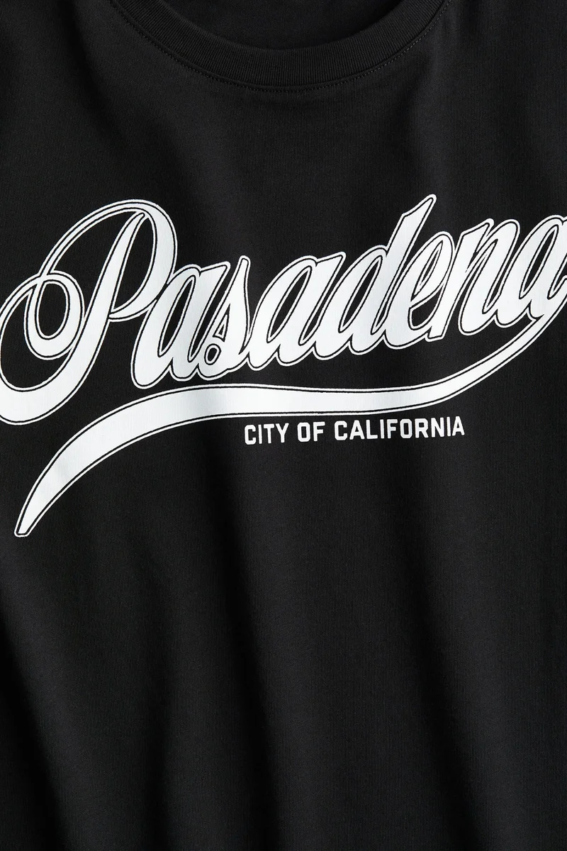 اتش اند ام تيشيرت مطبوع