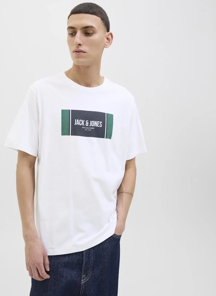 JACK & JONES Jjhayato Crew Neck T-Shirt