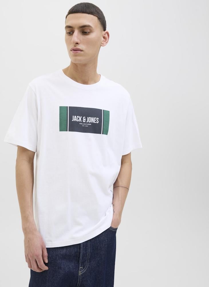 JACK & JONES Jjhayato Crew Neck T-Shirt  - Image 1