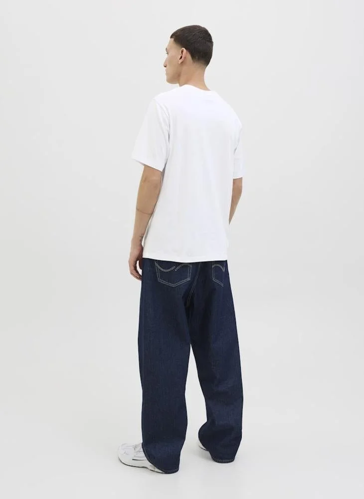 JACK & JONES Logo Crew Neck Regular Fit T-Shirt