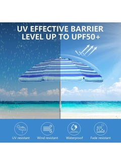 BYFT Desert Ranger Umbrella Blue Polyester 180 Cm Set Of 1  - Image 3