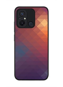 Rugged Black edge case for Xiaomi Redmi 12C 4G, Slim fit Soft Case Flexible Rubber Edges Anti Drop TPU Gel Thin Cover -  Copper Prism