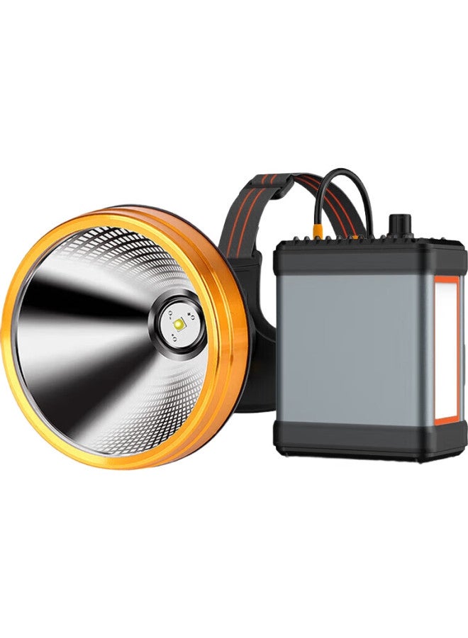General of Light Guangming Dajiang, Detachable High-Intensity Headlamp, Rechargeable, Ultra-Bright, Long-Range, Long-Lasting, Outdoor Mining Lamp With Side Lights, G39-Yellow Light - Image 3