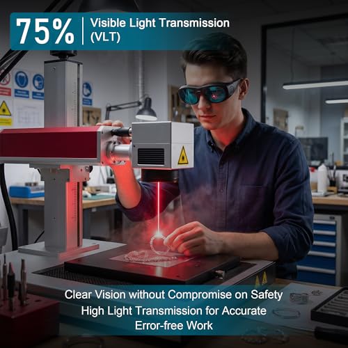 MCWlaser Laser Safety Glasses 680-1100nm OD7+;YAG,Module Infrared Laser and Cold Light Eye Protection Laser Goggles for 755nm, 808nm, 980nm, 1064nm, 1080nm - Image 5