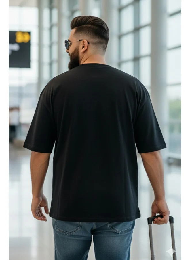 فيردو Veirdo Men’s Oversized , Plus Size  & Regular Fit T-Shirt | Premium Cotton Casual Tee