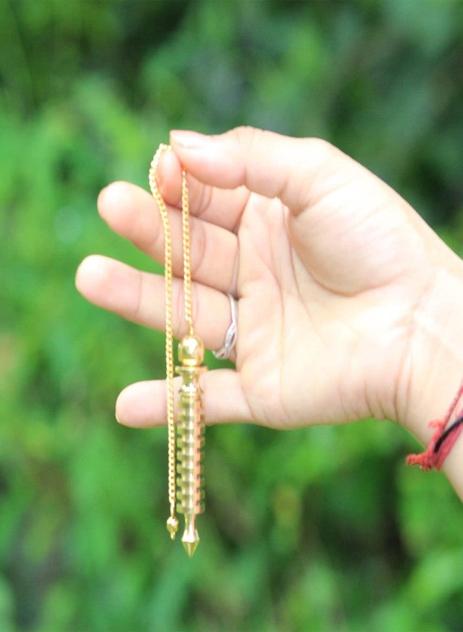 piercing Pendulum Dowser, Dowsing Pendulum, Balanced Brass Pendulums for Meditation | Spiritual Tool with Smooth Swing | Gift for Enthusiasts - Image 5