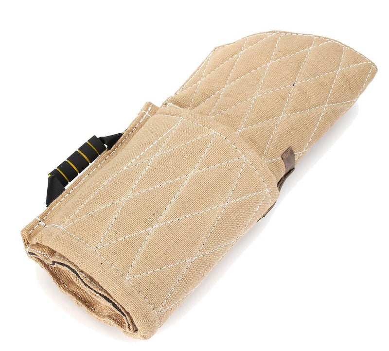 Morezi Dog Bite Sleeve Training Large Dogs, Fits Pitbull German Shepherd, K9, IPO, Best for Young Dogs Puppy Playing Biting Tugging Toy Interactive Play - Yellow - Image 1