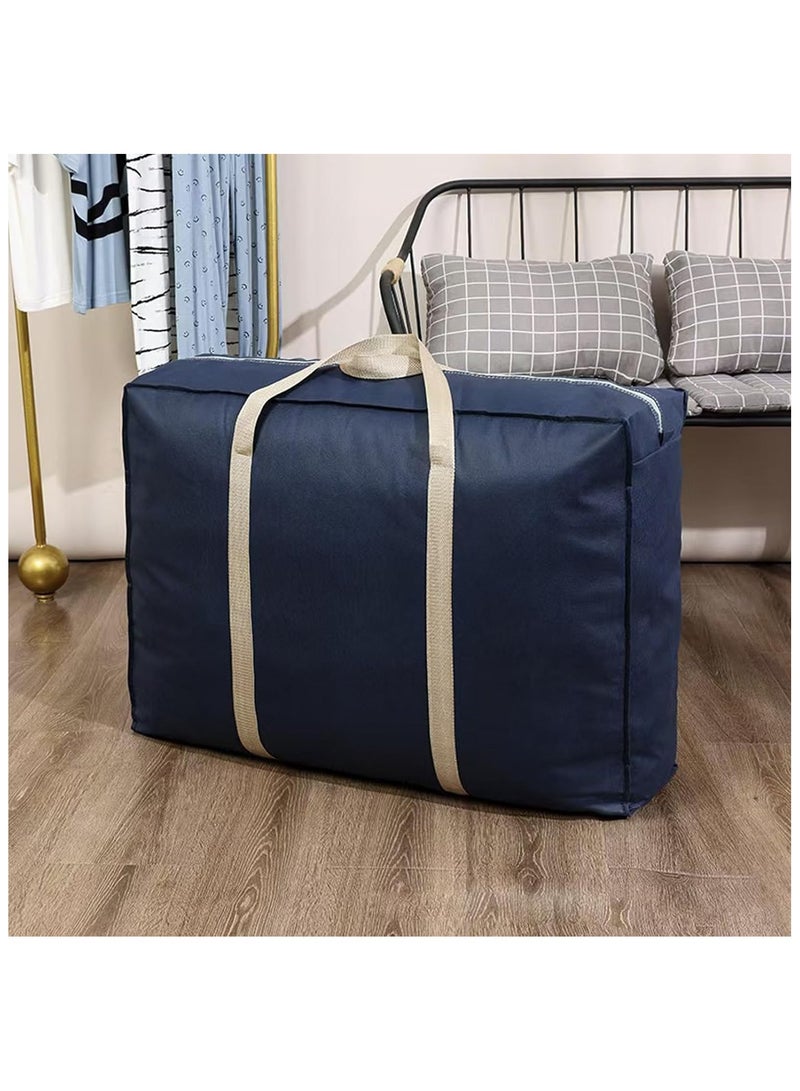 2pcs Extra Large Moving Bags Heavy Duty Moving Bags for Clothes Storage Bags, Large Storage Totes for Clothes, Packing Bags for Moving Boxes with Handles, Camping Moving Supplies, 26.7 x 19.7 x 9.8" - Image 2