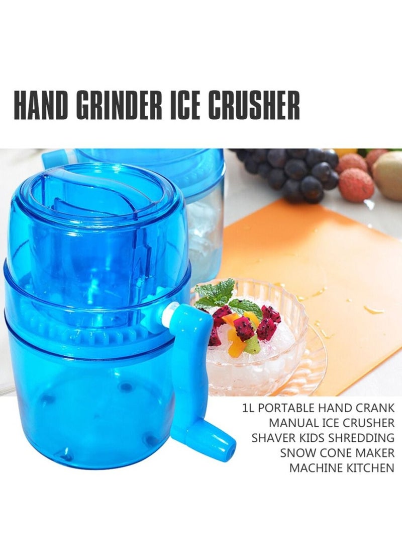 Ice shaver and snow cone machine, advanced portable manual ice crusher and ice shaver  - Image 4