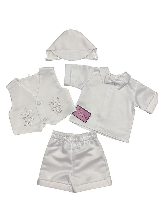 iGirlDress Baby Toddler Boys Christening Short Sleeve Set 2T - Image 5