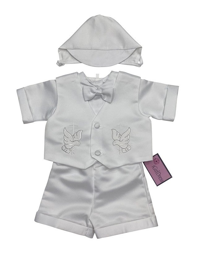iGirlDress Baby Toddler Boys Christening Short Sleeve Set 2T - Image 4