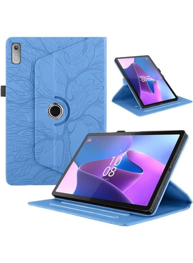 Lenovo Tab P11 2nd Gen 11.5 inch 2023 TB 350FU 350XU Tree of Life Tablet Case TPU PU Leather 360 Degree Rotative Kickstand Cover with Auto Wake Sleep - Image 1