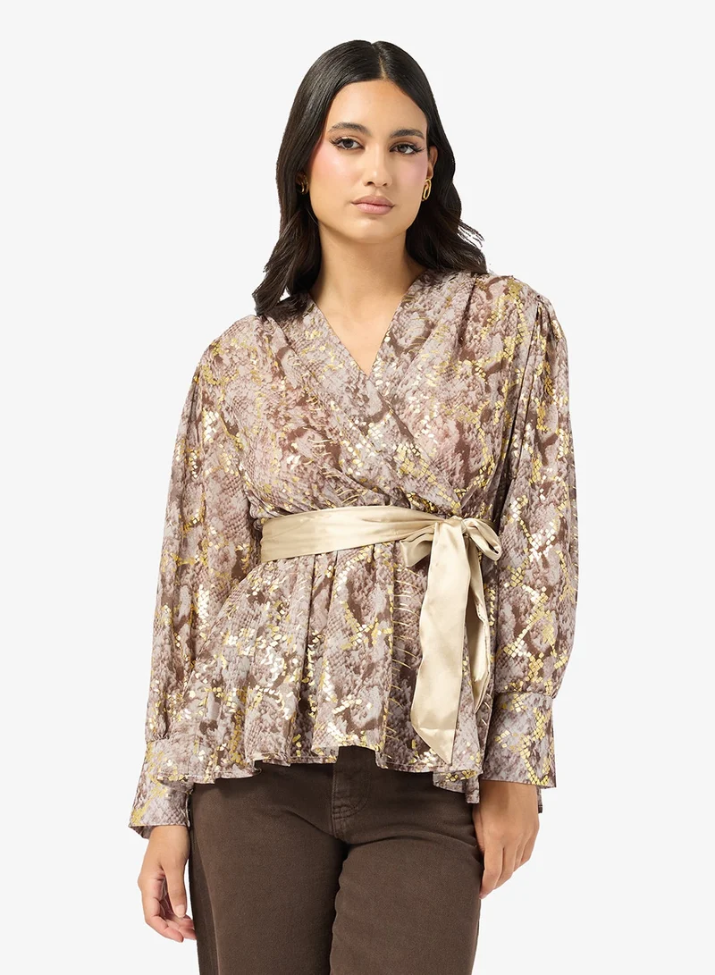 ايلا بلوزة بطبعة حيوانات