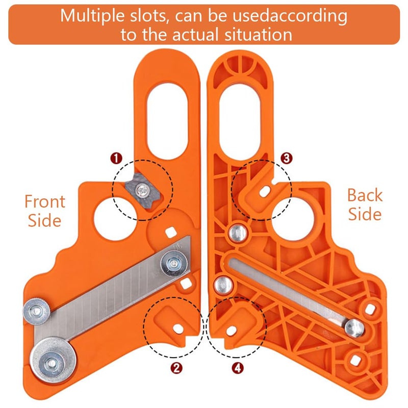 Serplex أداة تقليم حواف ® مع 10 شفرات أداة قطع حواف للأعمال الخشبية - Image 4