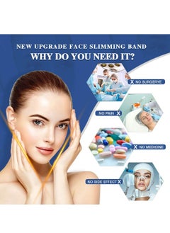 KASTWAVE Face Slimming Strap V Line Lifting Bandage Face-Lift Double Chin Reducer Pain-Free Shaper Band Eliminates Sagging Skin Firming Anti Aging for Women and Men  - Image 2